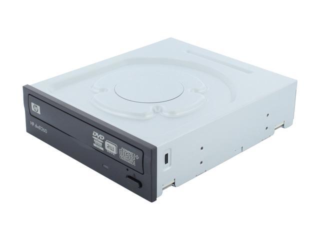 HP 24X Multiformat DVD Writer 24X DVD+R 8X DVD+RW 12X DVD+R DL 24X DVD-R 6X DVD-RW 16X DVD-ROM 48X CD-R 32X CD-RW 48X CD-ROM Black SATA Model 1260i