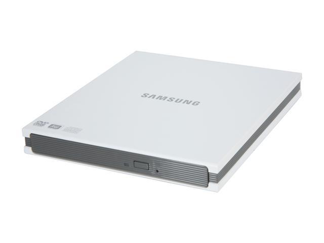 Samsung Usb 2 0 White Slim External Dvd Writer Model Se S084 Newegg Com