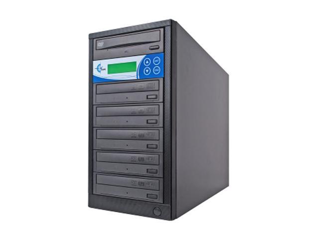 EZ Dupe Black 1 to 5 5-Target Dual-Format DVD/CD Duplicator with LG ...