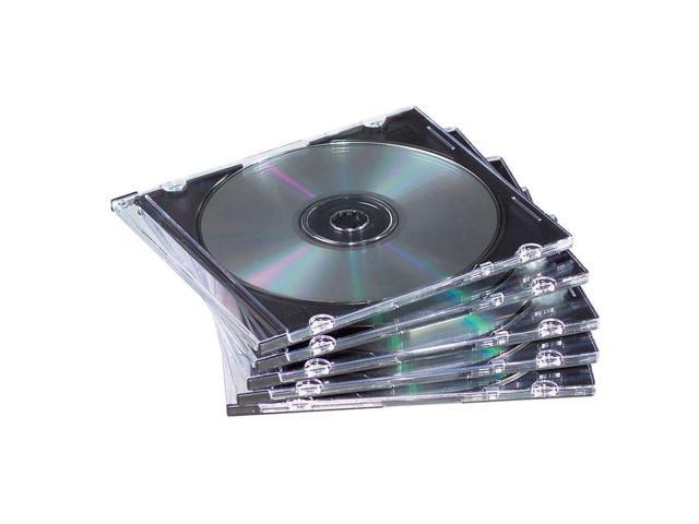 Fellowes 98335 NEATO Slim CD/DVD Jewel Cases - 100 Packs - OEM