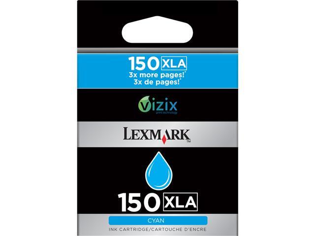 Lexmark 14N1642 #150XLA Cyan High Yield Ink Cartridge for Pro715, Pro915