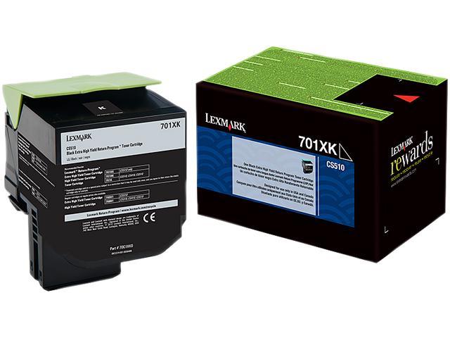 Lexmark 70C1XK0 Extra High Yield Return Program Toner Cartridge - Black