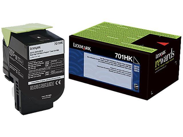 Lexmark 70C1HK0 High Yield Return Program Toner Cartridge - Black