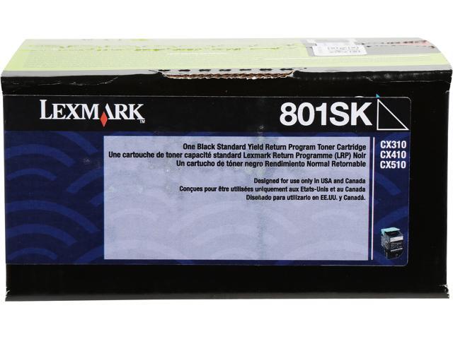 Lexmark 80C1SK0 Return Program Toner Cartridge - Black