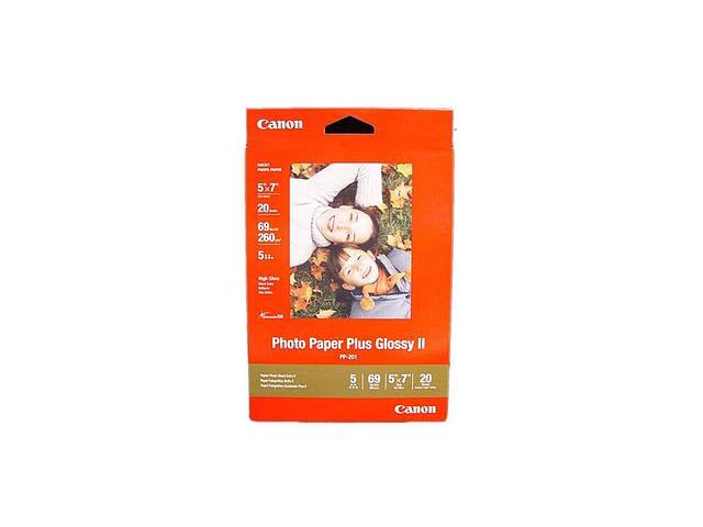 Canon
PHOTO PAPER PLUS GLOSSY II (2311B024), Photo Paper - 5 in x 7 in - 20 Sheets