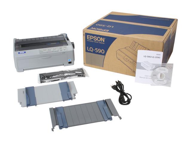 Epson Lq 590 C11c558001 24 Pin Dot Matrix Impact Printer Neweggca 5102