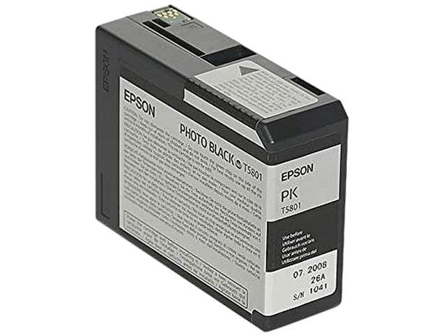 Epson T580100 80 Ml Photo Ultrachrome K3 Ink Cartridge Black Neweggca 3647