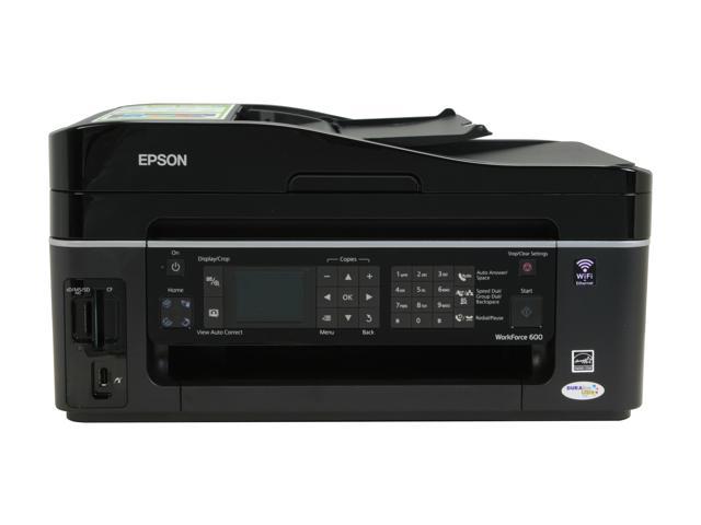 EPSON WorkForce 600 Ethernet (RJ-45) / USB / Wi-Fi InkJet MFC / All-In ...