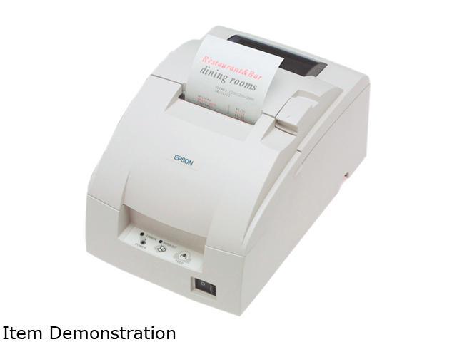 Epson Tm U220b Receiptkitchen Impact Printer With Auto Cutter Cool White C31c514603 Neweggca 4275