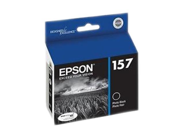 EPSON T157120 UltraChrome K3 157 Ink Cartridge Photo Black - Newegg.com