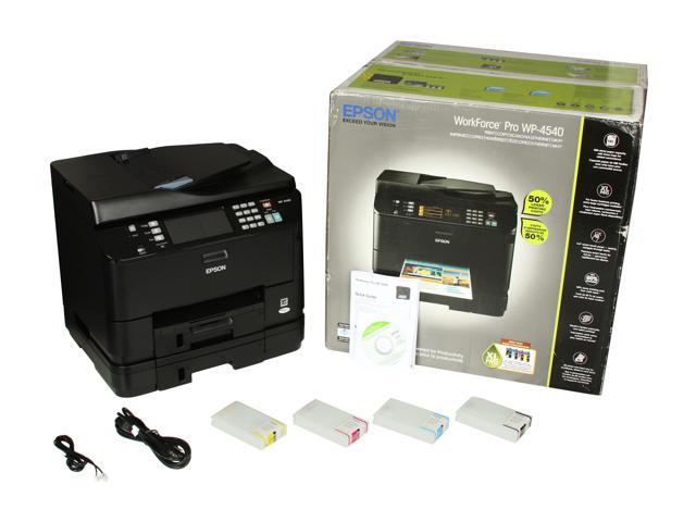 Epson Workforce Pro Wp 4540 Ethernet Rj 45 Usb Wi Fi Micropiezo Inkjet Mfc All In One 8989