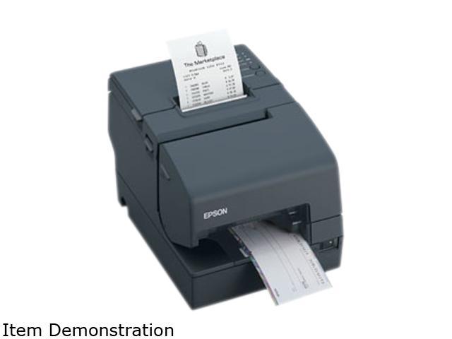 Epson TM-H6000IV Hybrid Multifunction Printer No MICR / with Drop-in Validation – Dark Gray C31CB25A8761