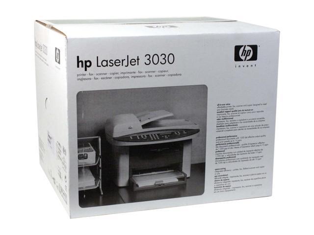 buffet Senatet beskæftigelse Open Box: HP LaserJet 3030 Q2666A MFC / All-In-One Up to 15 ppm Monochrome  LPT / USB Laser Printer Laser Printers - Newegg.com