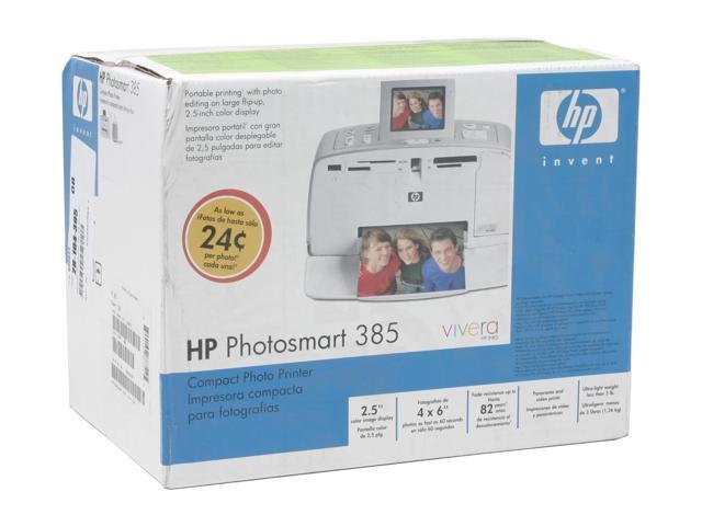 Open Box: HP Photosmart 385 Q6387A USB InkJet Photo Color Printer ...