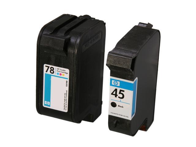 HP 45/78 Black/Color Ink Cartridge Combo Pack (C8788FN#140)