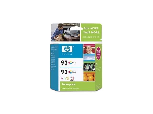 HP 93 Tri-color Ink Cartridge Twin Pack (CC581FN#140)