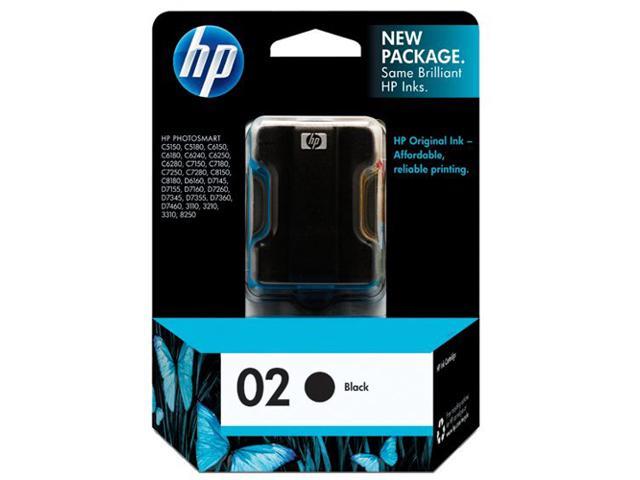 Hp 02 Black Ink Cartridge With Vivera Ink C8721wn 140