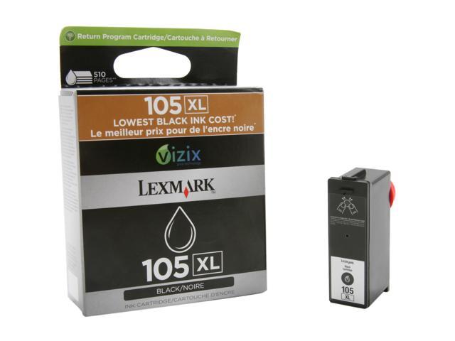 LEXMARK 14N0822 No. 105XL High Yield Return Program Ink Cartridge Black ...