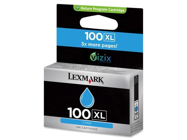 Lexmark 100XL High Yield Return Program Ink Cartridge - Cyan