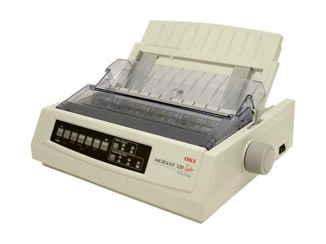 OKIDATA MICROLINE 320 Turbo w / RS-232C (91907101) 240 dpi x 216 dpi USB mono Dot Matrix Printer