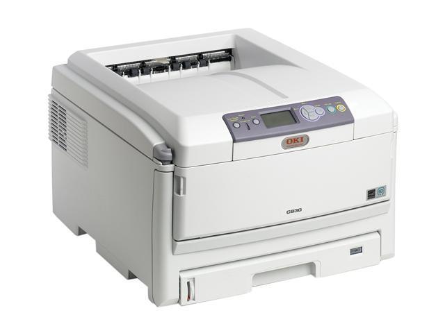 OKIDATA C830n Workgroup Up to 32 ppm Color LED Network Printer (62431601)