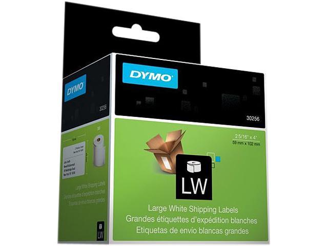 DYMO 30256 2-5/16" x 4" Shipping Label, 300 / Roll - Rectangle - Direct Thermal - White, 1 Roll
