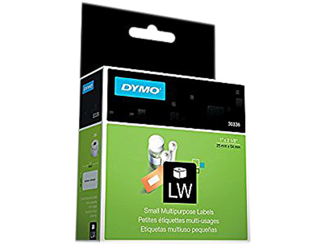 Genuine Dymo 30336 Multipurpose Labels 1\" X 2-1/8