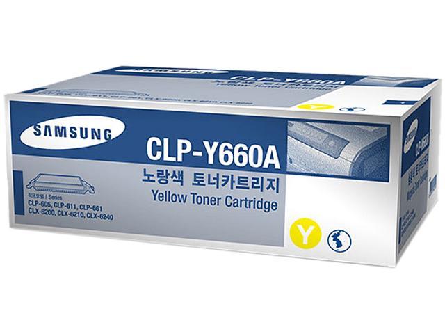 Samsung CLP-Y660A Toner Cartridge - Yellow