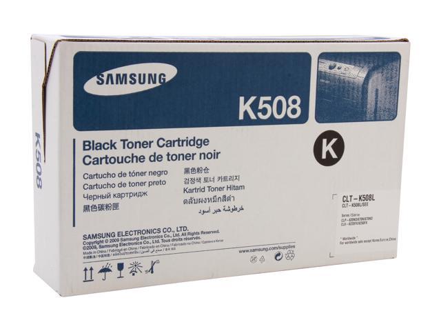 Samsung CLT-K508L High Yield Toner Cartridge - Black