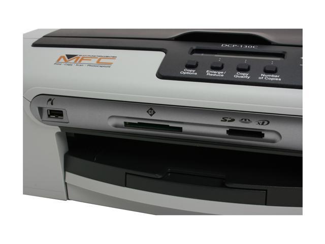 Brother Dcp Series Dcp 130c Usb Inkjet Mfc All In One Color Printer Neweggca 0133