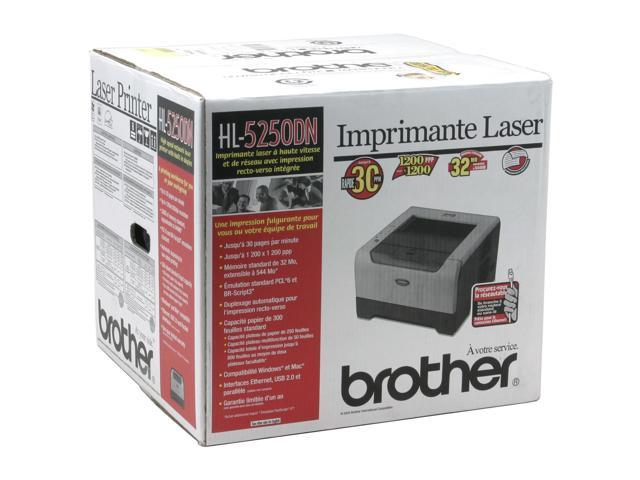 patrocinado insertar A través de Used - Good: Brother HL Series HL-5250DN Workgroup Up to 30 ppm Monochrome  Ethernet (RJ-45) / LPT / USB Laser Printer Laser Printers - Newegg.com