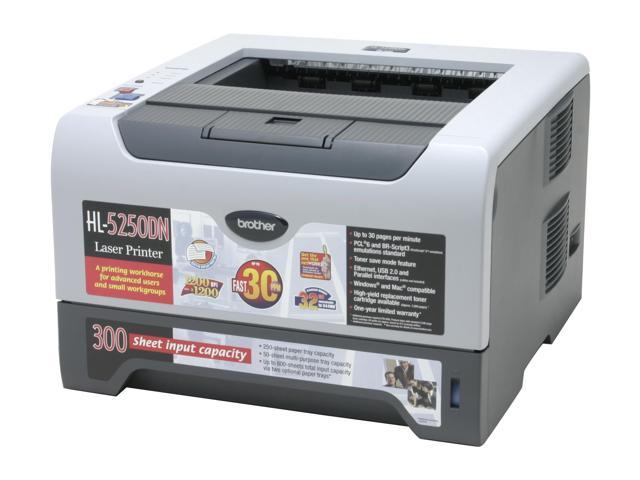 Brother HL Series HL-5250DN Workgroup Up to 30 ppm Monochrome Laser Printer