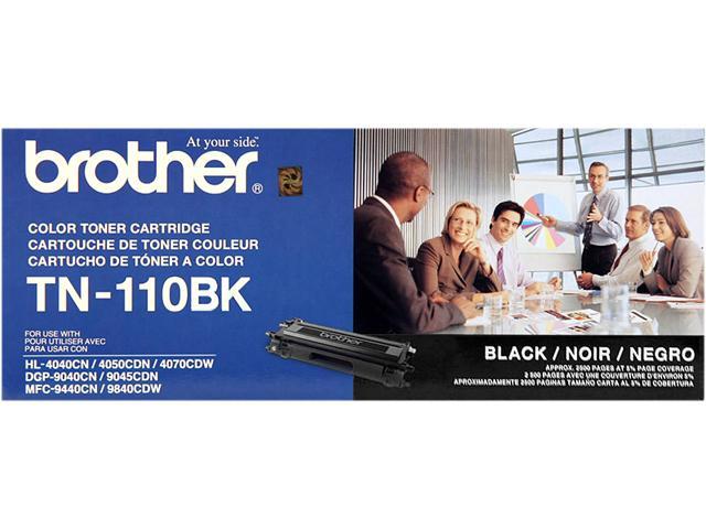 Genuine Brother TN110BK Black Toner Cartridge 2500 Page DCP-9040CN HL-4040CDN 