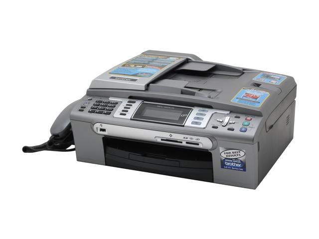 Brother MFC series MFC-685CW Up to 30 ppm Black Print Speed Ethernet (RJ-45) / USB / Wi-Fi InkJet MFC / All-In-One Color Printer