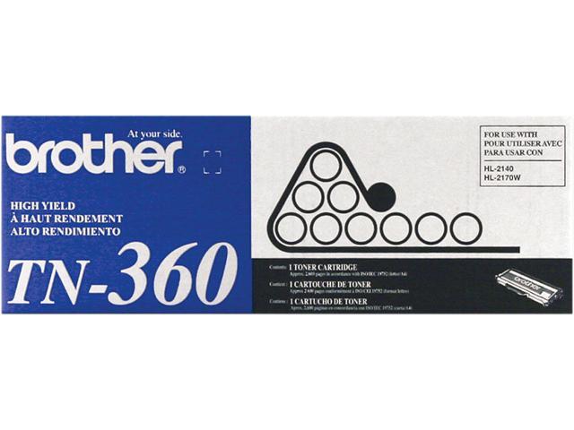 Brother TN360 High Yield Toner Cartridge - Black