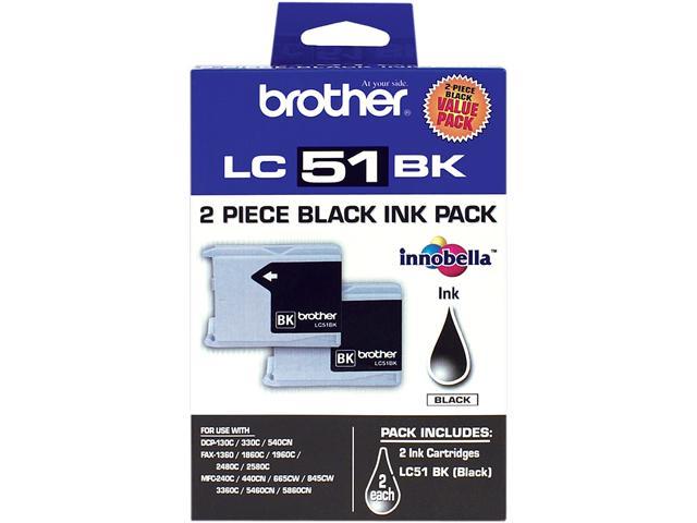 Brother LC512PKS Innobella Ink Cartridge - Dual Pack - Black