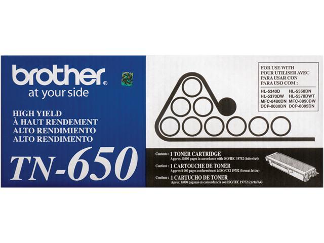 Brother TN650 High Yield Toner Cartridge - Black