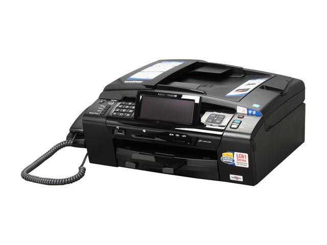 Brother MFC series MFC-795CW Up to 35 ppm Black Print Speed 6000 x 1200 dpi Color Print Quality Ethernet (RJ-45) / USB / Wi-Fi InkJet MFC / All-In-One Color Printer