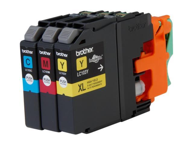 Brother Lc1033pks High Yield Innobella Ink Cartridge Combo Pack Cyanmagentayellow Neweggca 2753