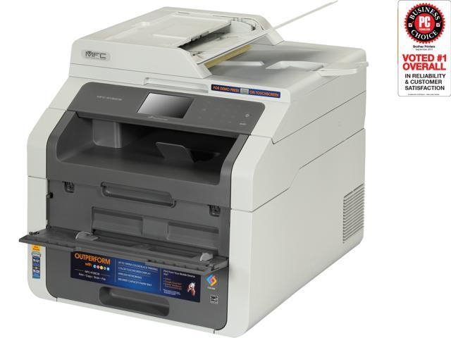 Brother Mfc 9130cw Digital Color All In One Laser Printer With Wireless Networking Newegg Com
