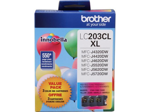 Brother LC2033PKS Super High Yield Innobella Ink Cartridge - Combo Pack - Cyan/Magenta/Yellow