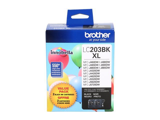 Photo 1 of Brother LC2032PKS Black High Yield Ink Cartridge, 2/Pack (LC2032PKS)