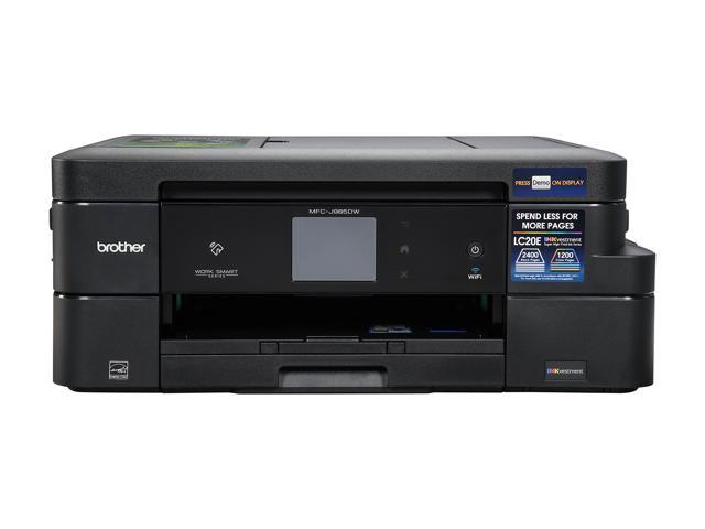 Brother MFC-J985DW Work Smart Color All-in-One Inkjet Printer with  INKvestment Cartridges