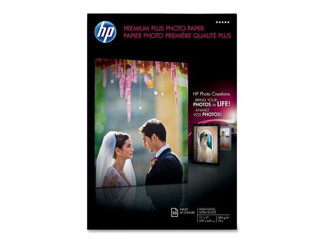 Dwars zitten Conclusie schrobben HP Q5495A Premium Plus Photo Paper, High Gloss 25 Sheets, 11 x 17 Inches -  Newegg.com