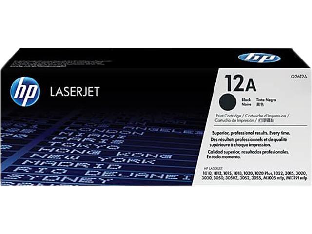 HP 12A 2-Pack Black laserJet Toner Cartridges (Q2612AD)