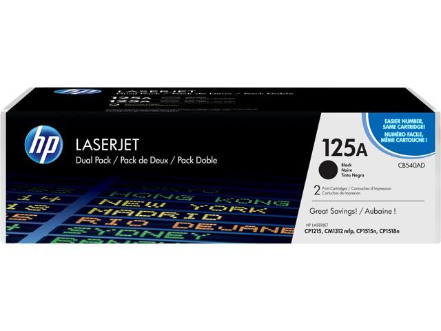 HP 125A LaserJet Toner Cartridge - Dual Pack - Black