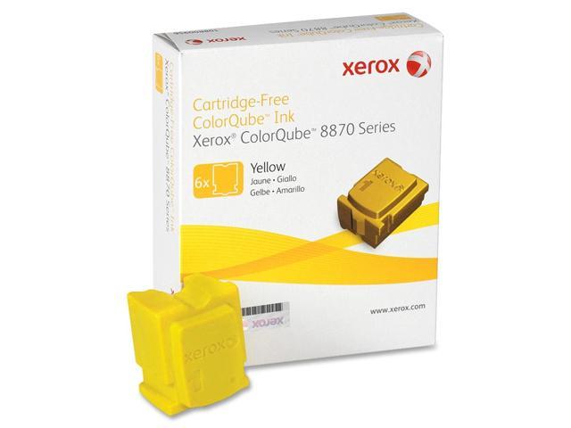 XEROX 108R00952 Genuine Solid Ink Yellow for ColorQube 8870 (6 sticks) Yellow