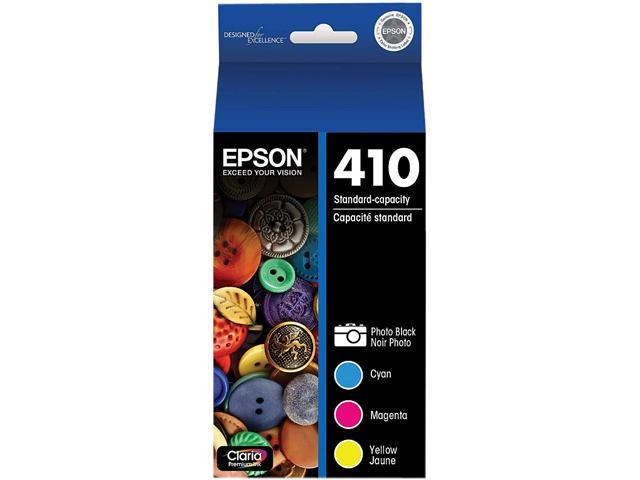 EPSON Claria Premium 410 T410520-S Color Ink Cartridges, 4-Pack C/M/Y ...