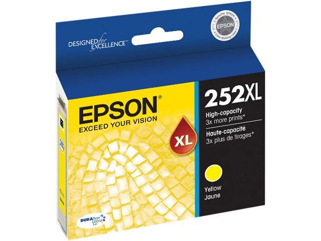 Epson 252xl Durabrite Ultra T252xl420s Ink Cartridge High Capacity Yellow 