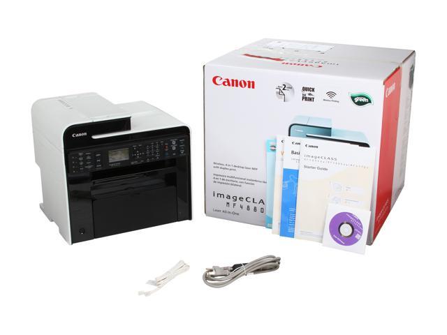 Canon Imageclass Mf4880dw Mfp Monochrome Ethernet Rj 45 Usb Wi Fi Laser Printer 